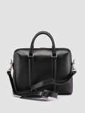 QUENTIN 019 - Borsa Portadocumenti in Pelle Nera - thumb image 4,side view