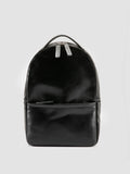 QUENTIN 020 - Black Leather Backpack - thumb image 1,side view
