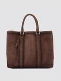 QUENTIN 021 - Brown Suede Briefcase