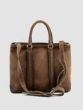 QUENTIN 021 - Brown Suede Briefcase