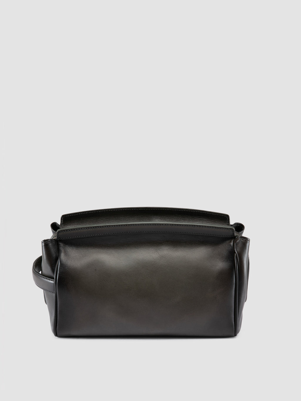 QUENTIN 022 - Astuccio in Pelle Grigia - image 4,side view
