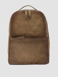 QUENTIN 023 - Taupe Suede Backpack - thumb image 1,side view