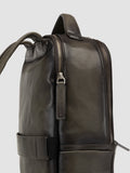 QUENTIN 023 - Grey Suede Backpack - thumb image 6,side view