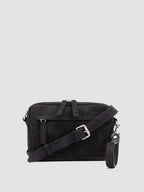 QUENTIN 025 - Black Suede Pounch Bags