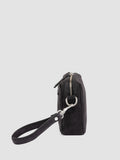 QUENTIN 025 - Black Suede Pounch Bags - thumb image 6,side view