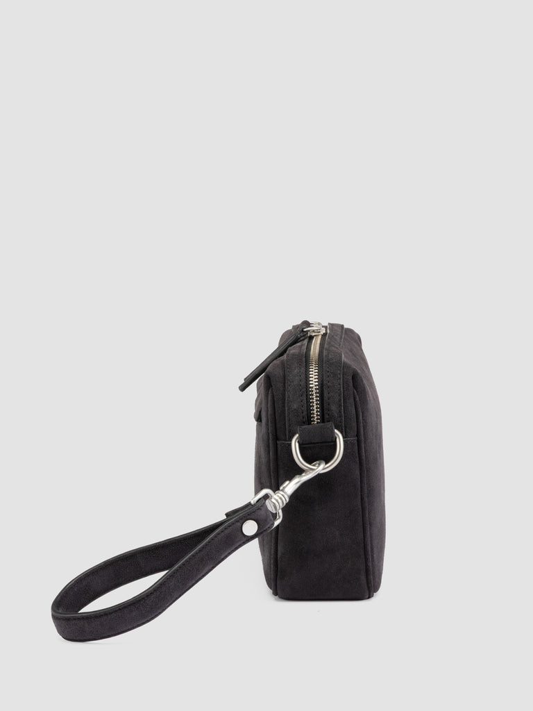 QUENTIN 025 - Black Suede Pounch Bags