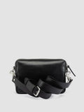 QUENTIN 025 - Black Leather Pounch Bags - thumb image 5,side view
