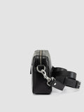 QUENTIN 025 - Black Leather Pounch Bags - thumb image 6,side view