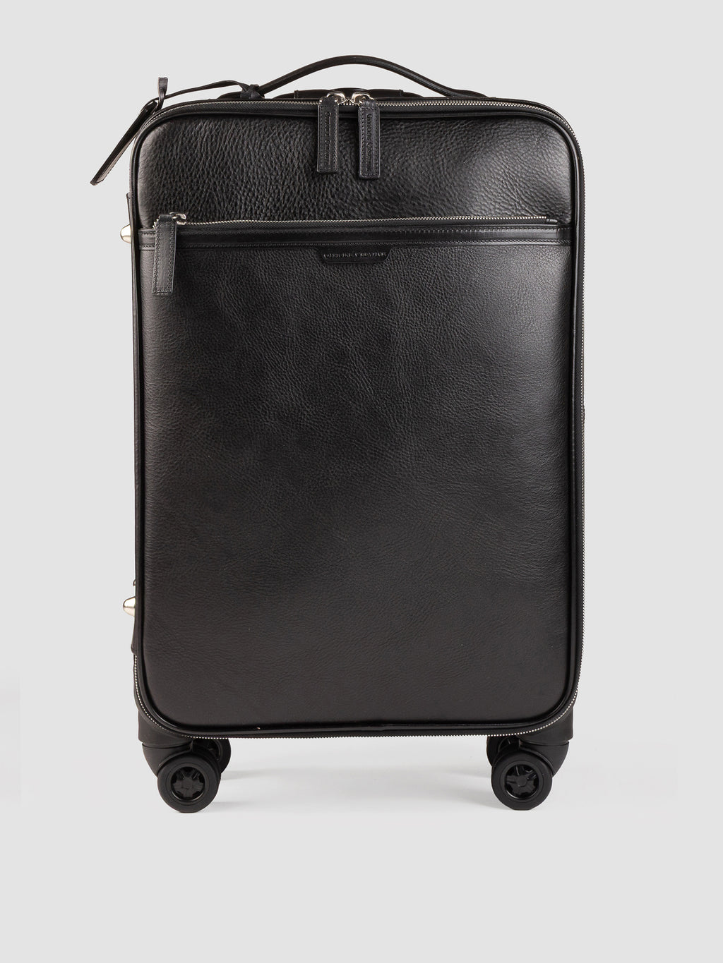 GULLIVER 001 - Valigia in Pelle Nera - image 1,side view