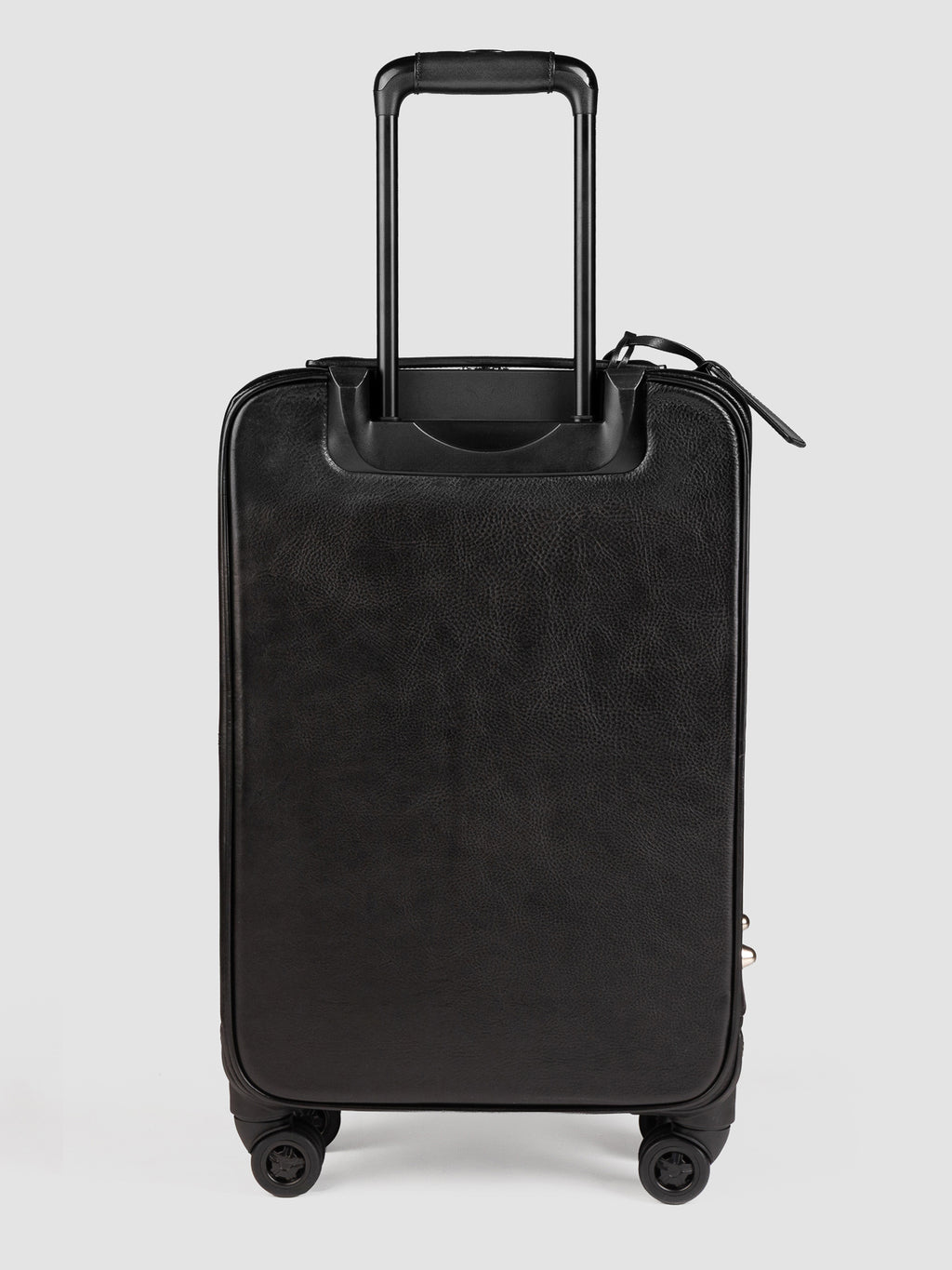 GULLIVER 001 - Valigia in Pelle Nera - image 5,side view