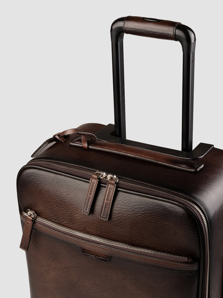 GULLIVER 001 - Valigia in Pelle Marrone