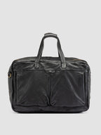 HELMET 056 - Borsa Weekender in Pelle Nera