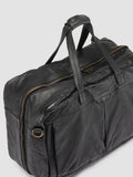 HELMET 056 - Borsa Weekender in Pelle Nera - thumb image 2,side view