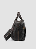 HELMET 056 - Borsa Weekender in Pelle Marrone - thumb image 4,side view