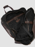 HELMET 056 - Borsa Weekender in Pelle Marrone - thumb image 8,side view