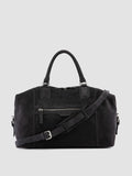 JULES 006 - Borsa da Viaggio in Pelle Scamosciata Marrone - thumb image 1,side view
