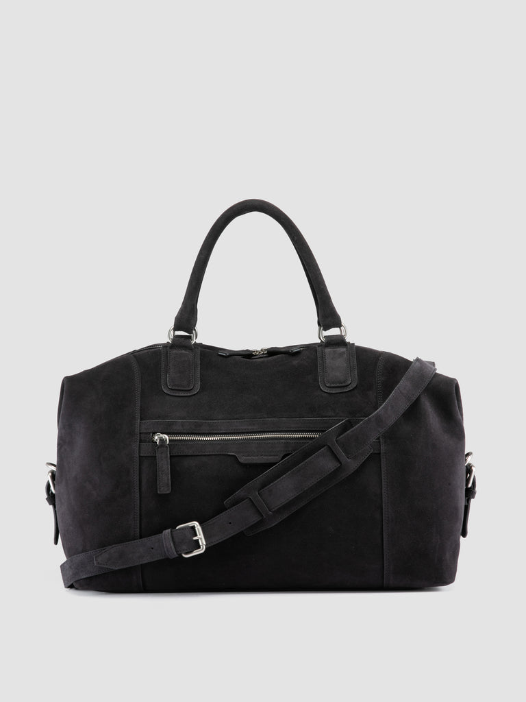 JULES 006 - Brown Suede Travel Bag