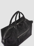 JULES 006 - Black Suede Travel Bag - thumb image 2,side view