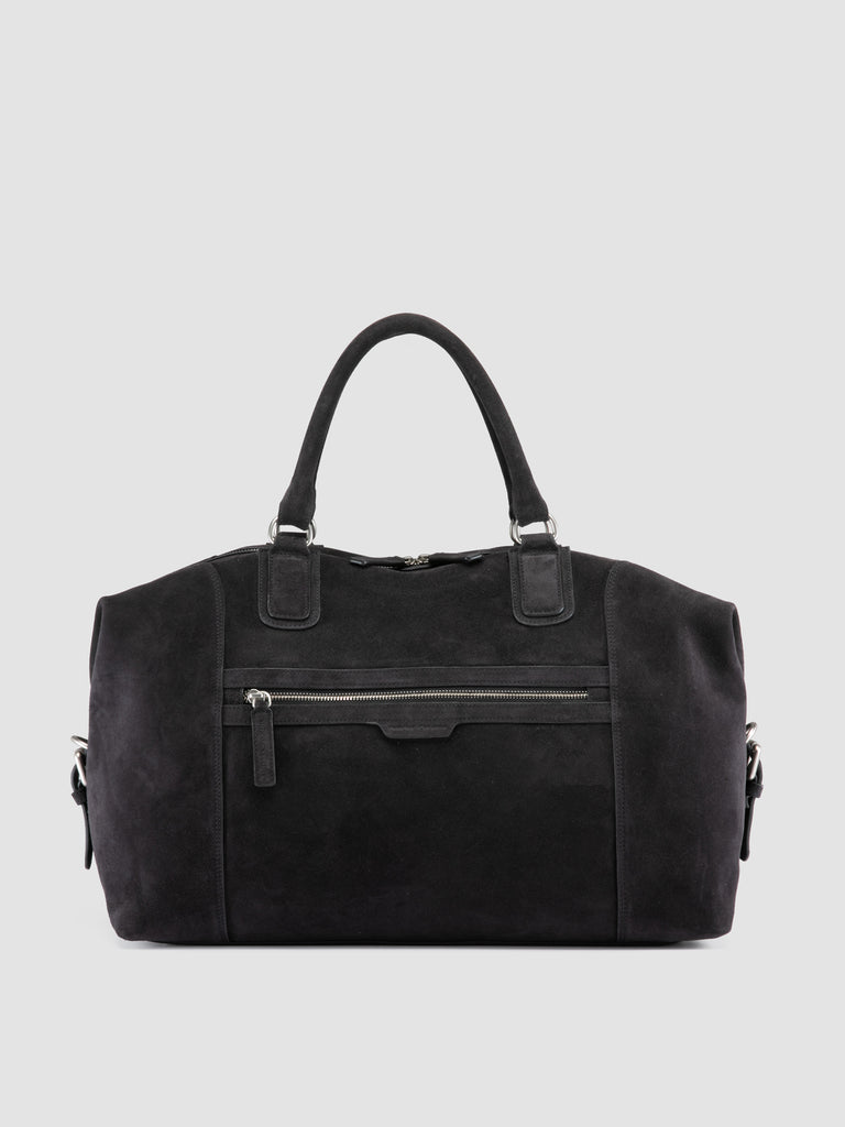 JULES 006 - Brown Suede Travel Bag