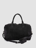 JULES 006 - Borsa da Viaggio in Pelle Scamosciata Marrone - thumb image 5,side view