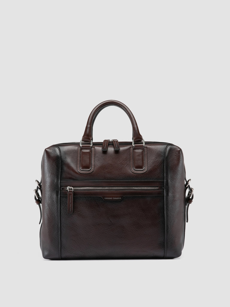 JULES 007 - Valigetta in Pelle Marrone
