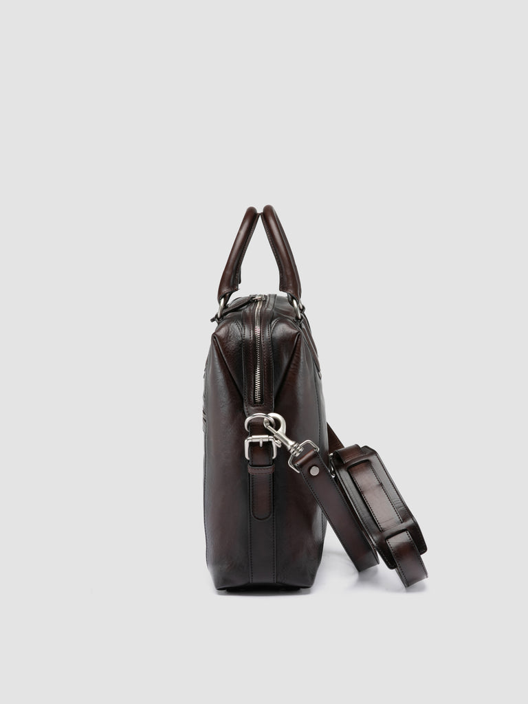 JULES 007 - Valigetta in Pelle Marrone