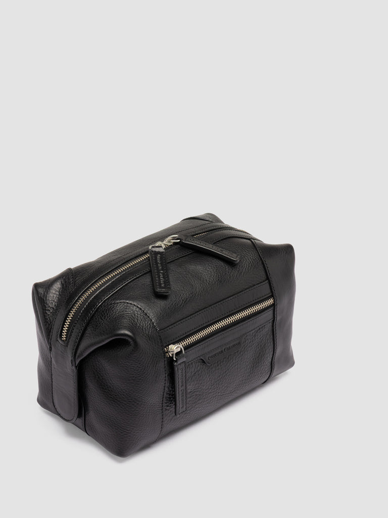 JULES 008 - Black Leather Pouch-hover