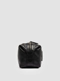 JULES 008 - Black Leather Pouch - thumb image 3,side view