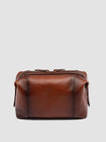 JULES 008 - Brown Leather Pouch - thumb image 4,side view