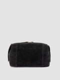 JULES 008 - Black Suede Pouch - thumb image 4,side view