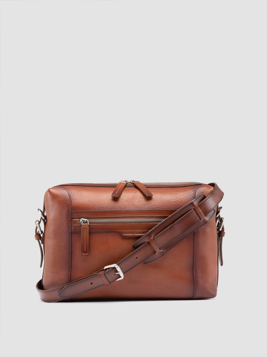 JULES 009 - Brown  Leather Briefcase