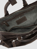 JULES 011 - Brown Suede Briefcase - thumb image 7,side view