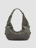 JULIE 015 - Green Leather Shoulder Bag - thumb image 1,side view