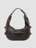 JULIE 015 - Brown Leather Shoulder Bag - thumb image 4,side view