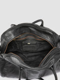 JULIE 019 - Black Leather Handle Bag - thumb image 6,side view