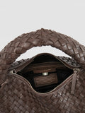 BOLINA 148 - Brown Leather Shoulder Bag - thumb image 6,side view