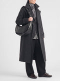 BOLINA 046 - Borsa Crossbody in Pelle Nera - thumb image 2,side view