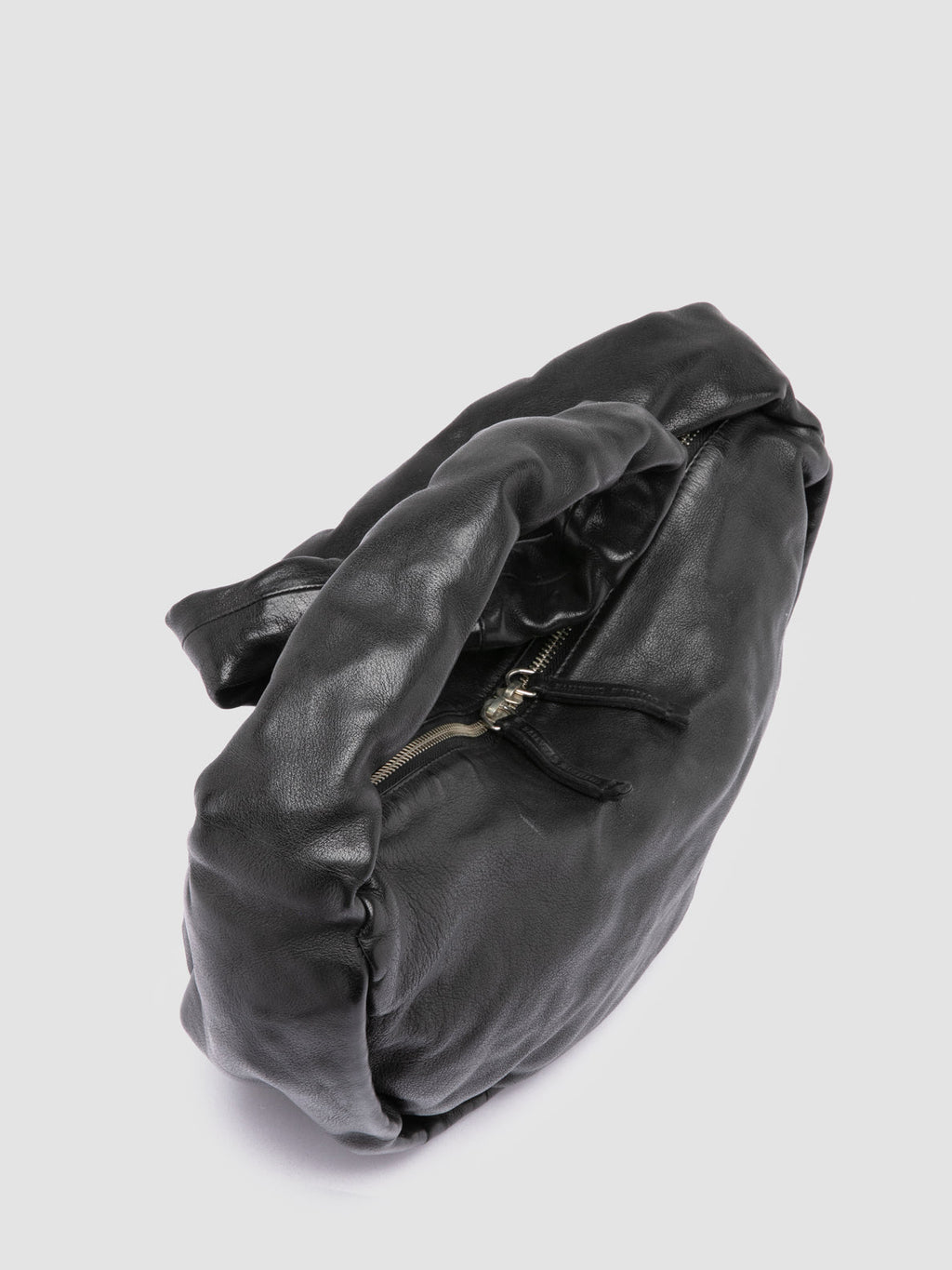 BOLINA 046 - Borsa Crossbody in Pelle Nera - image 2,side view