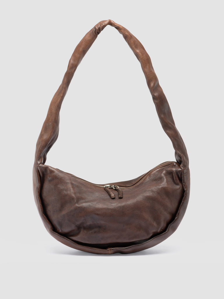 BOLINA 046 - Borsa Crossbody in Pelle Marrone