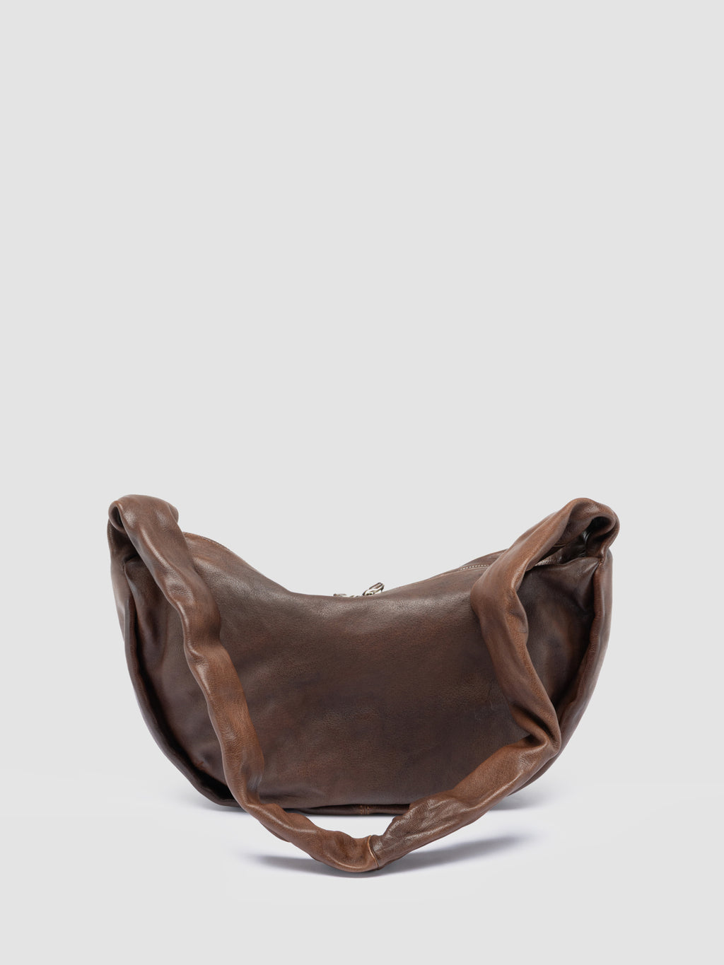 BOLINA 046 - Borsa Crossbody in Pelle Marrone