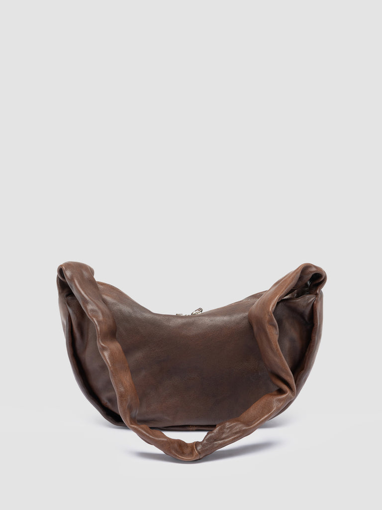 BOLINA 046 - Borsa Crossbody in Pelle Marrone
