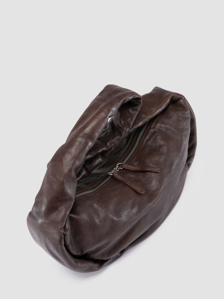 BOLINA 046 - Brown Leather Crossbody Bag-hover