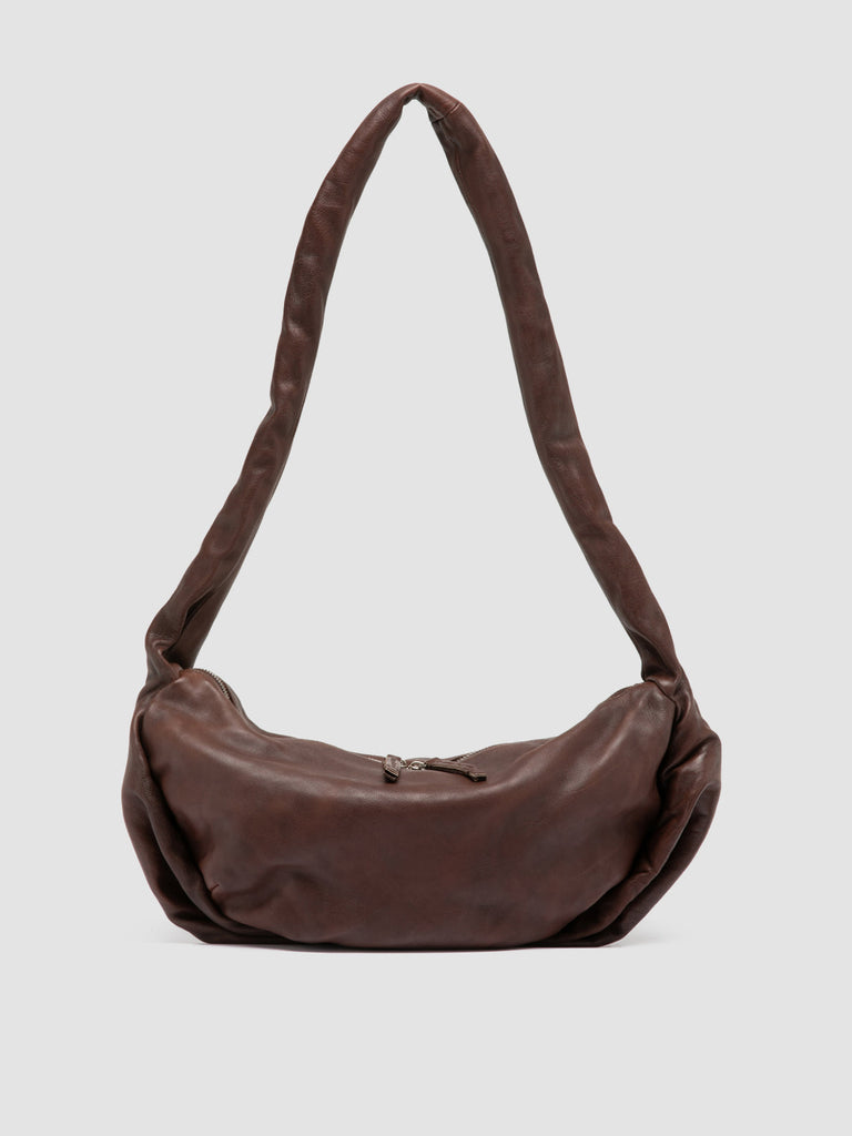 BOLINA 046 - Borsa Crossbody in Pelle Marrone