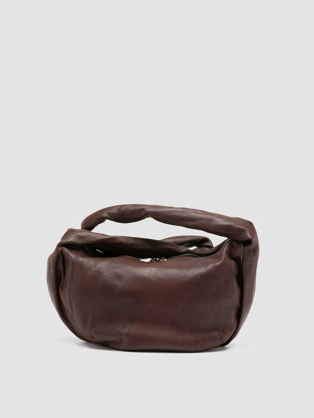 BOLINA 046 - Borsa Crossbody in Pelle Marrone - image 4,side view