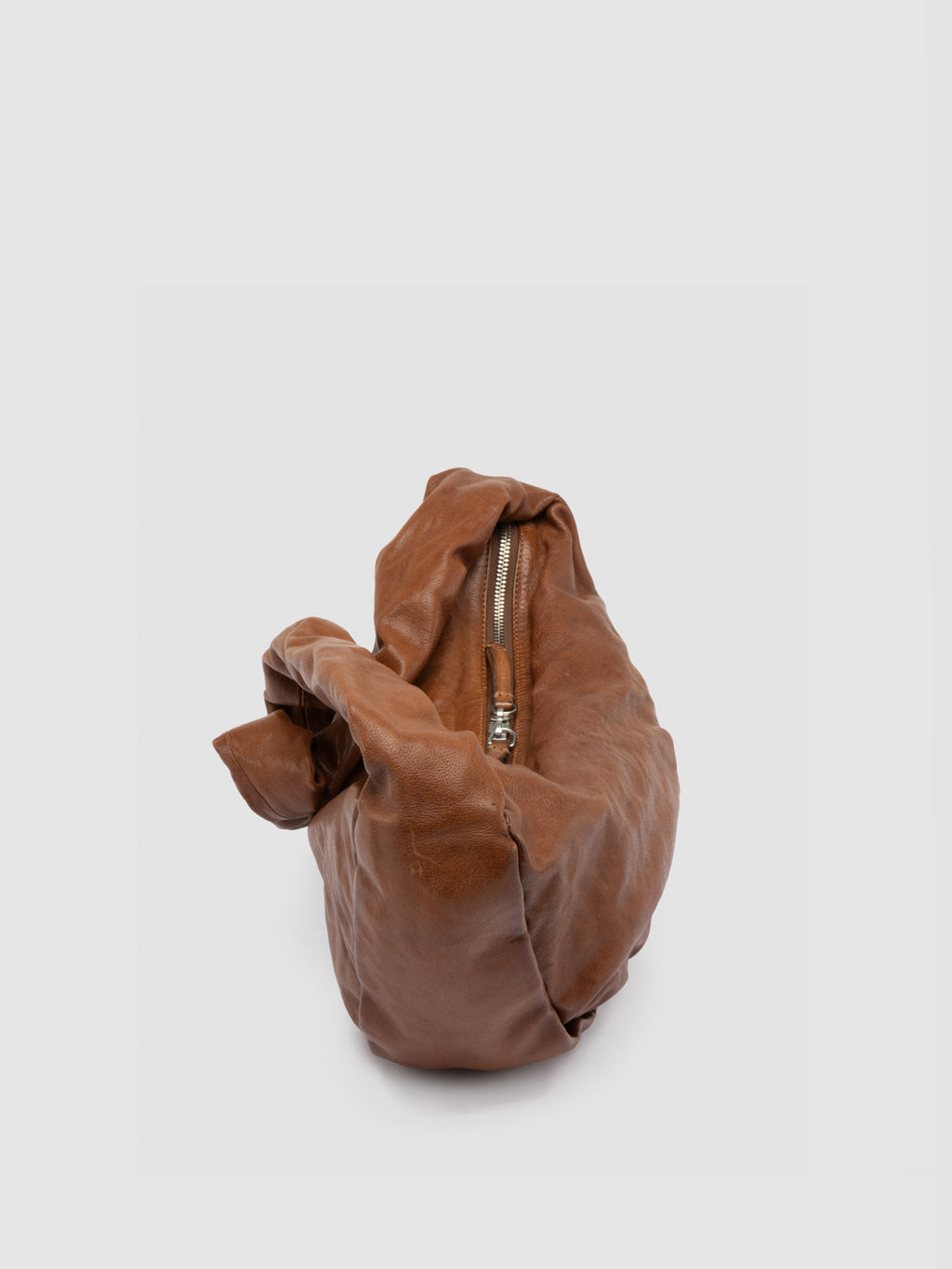 BOLINA 046 - Borsa a Tracolla in Pelle Marrone - image 5,side view