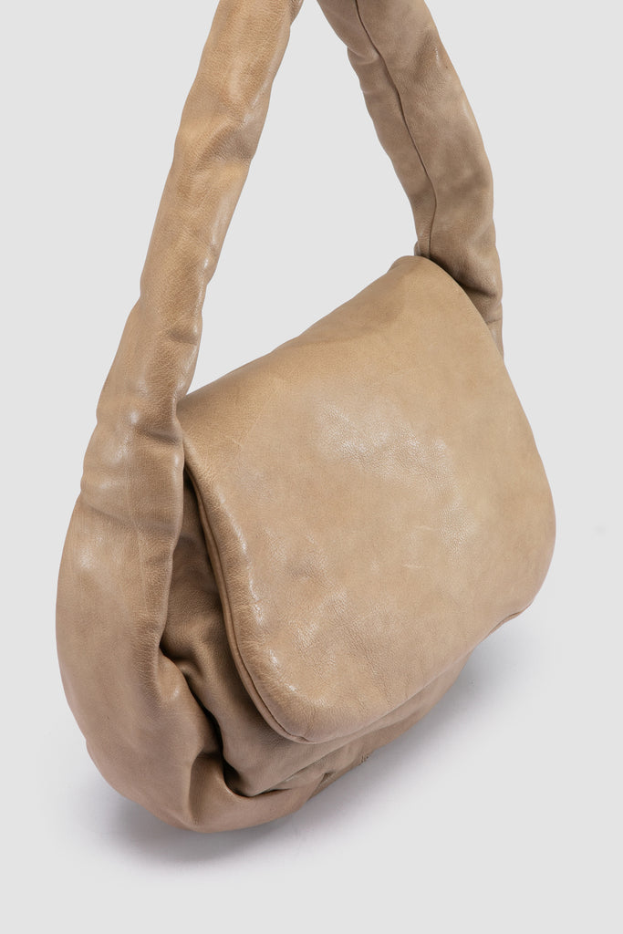 BOLINA 047 - Taupe Leather Crossbody Bag