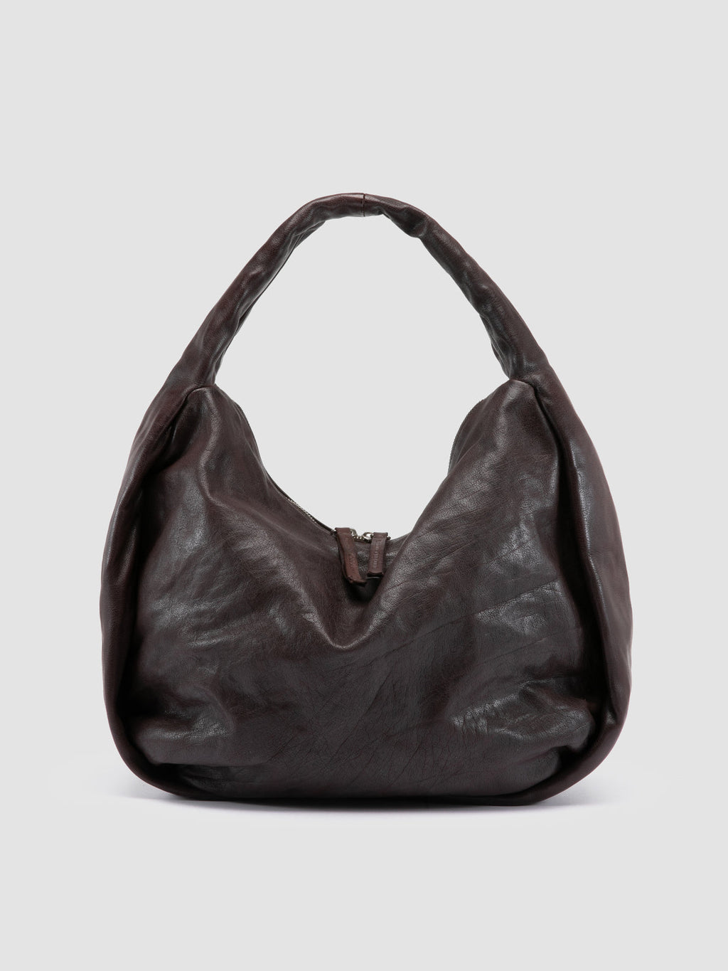 BOLINA 048 - Borsa a Tracolla in Pelle Marrone - image 5,side view