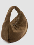 BOLINA 048 - Brown Suede Shoulder Bag - thumb image 2,side view