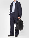 OC PACK 001 - Zaino in Pelle Nera - thumb image 2,side view