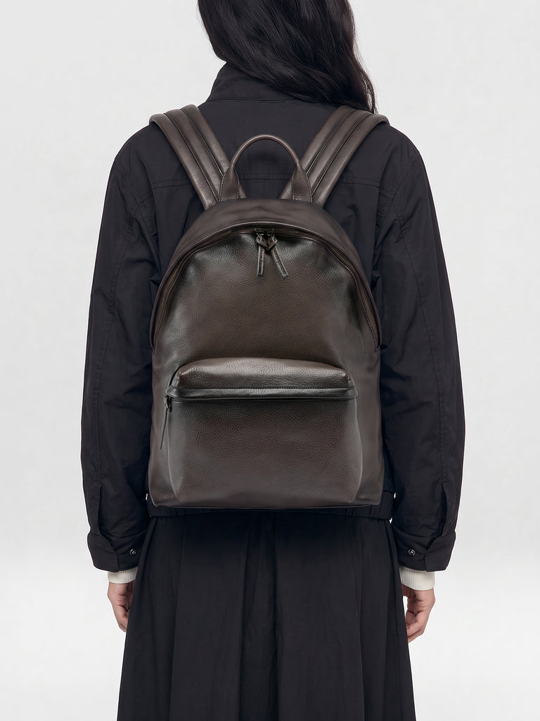 OC PACK 001 - Zaino in Pelle Marrone